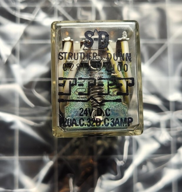 Struthers-Dunn C281XDX100 Relay DC24V Coil 3 Amp 14-Pin 1/6HP 4-Pole NEW