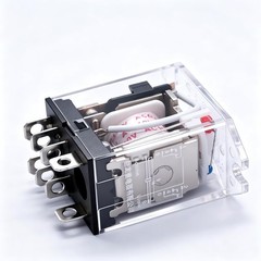 2pcs DC 12V Coil 8 Pin 10A DPDT LED Indicator Electromagnetic Power Relay Genera