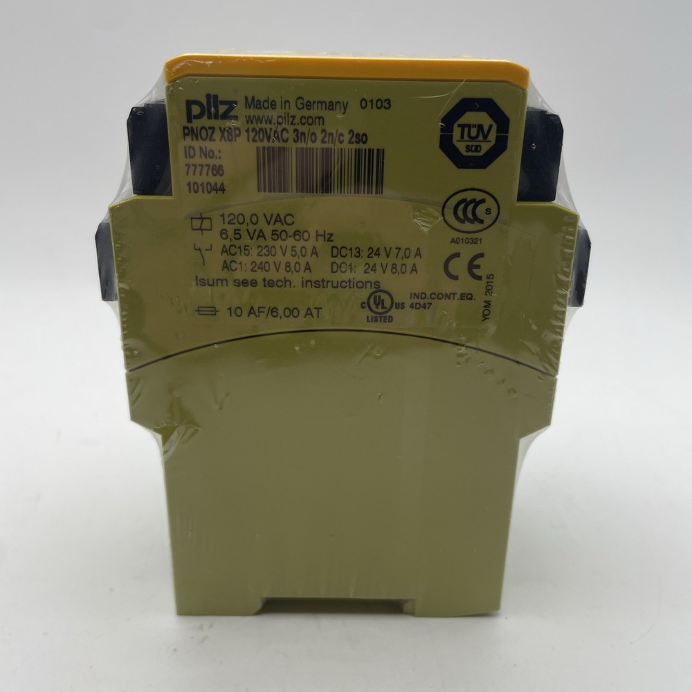 PILZ PNOZ X8P C 120VAC 3N/O2N/C 2SO Safety Relay BR64