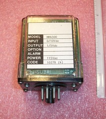 QTY (1) MM4300 WILKERSON INSTRUMENTS RELAY 115Vac 8 PIN PLUG-IN USED