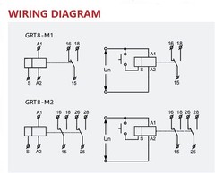GRT8-M2 Multifunction Time Relay with 10 Function Choices 16A AC/DC12V-240V