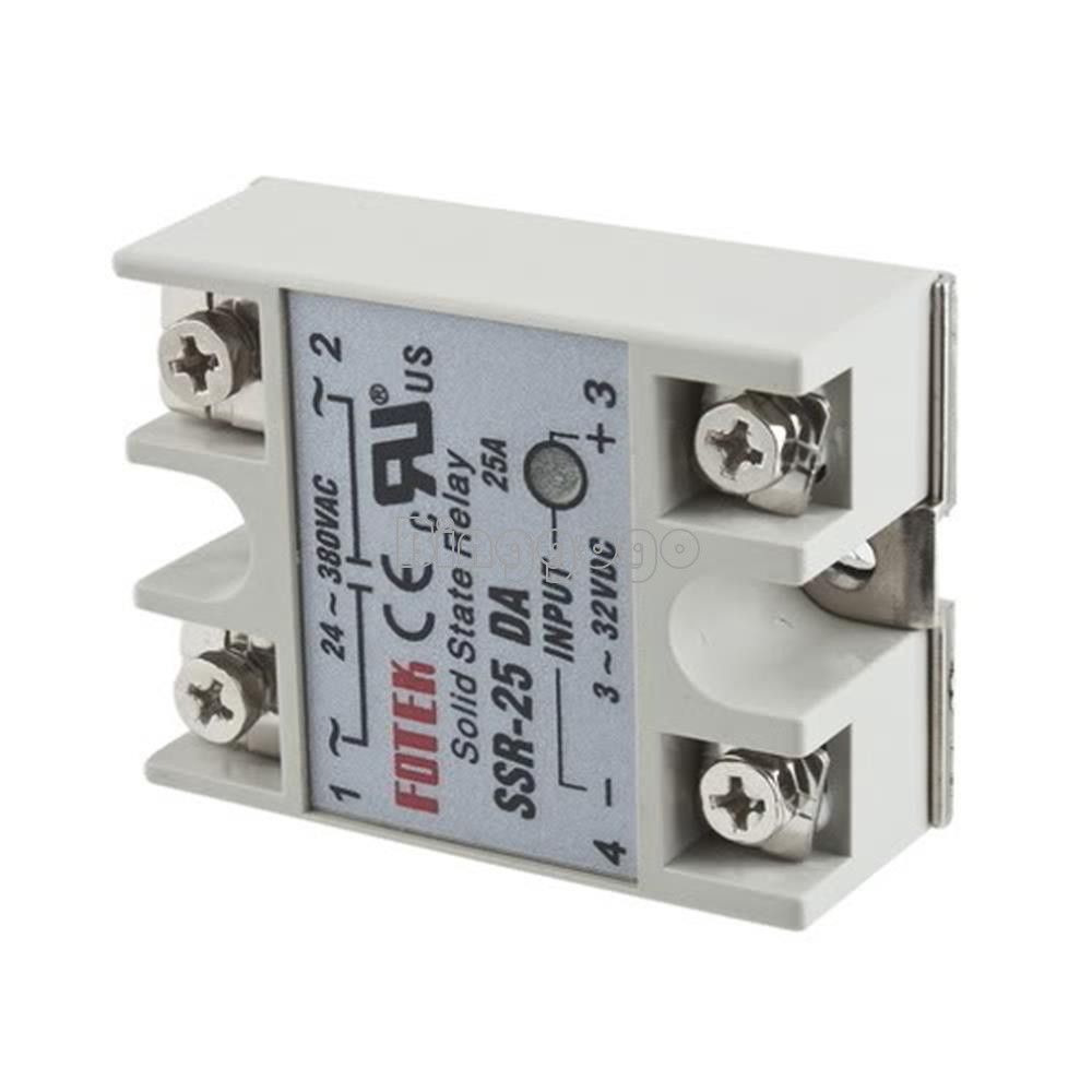 FOTEK SSR-25 DA -380V~/25A~ Solid State Relay Input 3-32V/DC Semiconductor Relay