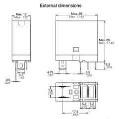 2Pcs PANASONIC AHN12124 RJ1S-C-D24 RMIE-124DL 24VDC Intermediate Relay 5Pins 10A
