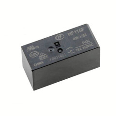 DC 5V 12V 24V PCB Relay 8 Pin 16A Black Relay 1 Form C HF115F 1ZS3 Relay DIP8