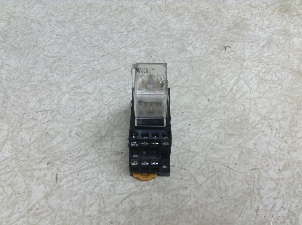 Omron MY4N-D2 24 VDC Relay with Base MY4ND2 (TSC)