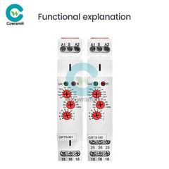 AC/DC12V-240V A220V 16A On Delay Off Delay Timer Relay Time Delay Relay Din Rail