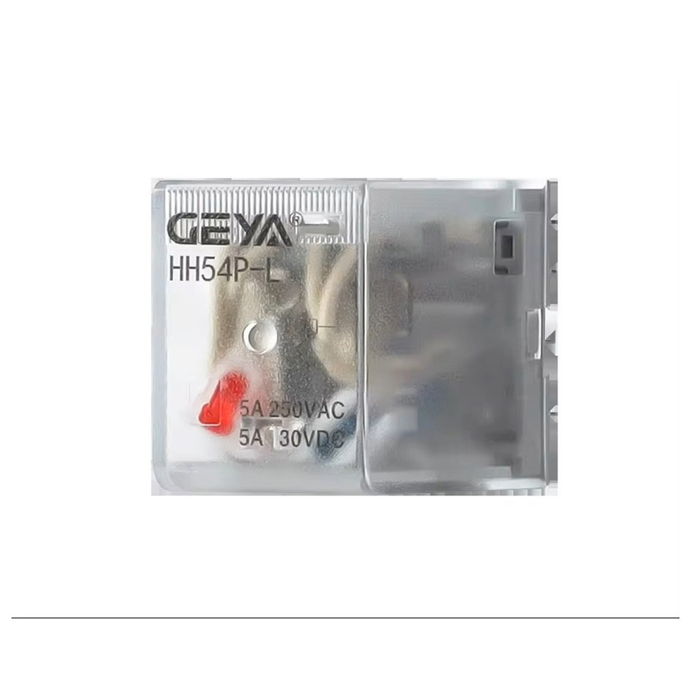 GEYA DC12/24V AC12/24V AC220V 8 Pins 4PDT Electromagnetic Relay & Socket Base