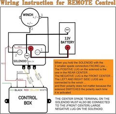 Winch Solenoid Relay Control Contactor Pre-Wired Box for 8000-17000Lbs Electric