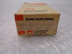 CONTINENTAL INDUSTRIES RSDC-DC-112-000 RELAY NSMP