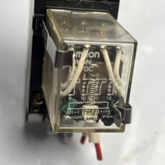 Lot Of 2 OMRON MY4N Ice Cube Relay 24VDC W/ Socket Base 14 Pin Plug In 5A 250v