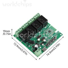 4 Channel Relay Switch Module 433MHZ RF APP Wireless Remote Control For eWeLink