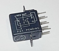 (1) C.P. CLARE RELAY RP10391G1 SPE 486118, 26.5V 2 pole double throw
