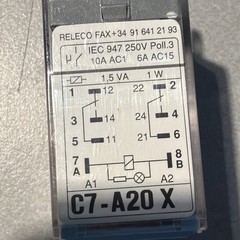 7x Comat Releco C7-A20X Power Relay (AC 115V) – New, Without Box