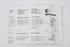Gefran RA2425-D06S04 Electronic Load Relay -Unused/Original Box-