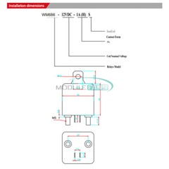 12V 24V 100A 200A 4Pin Automotive Relay Normally Open Switch Relay For Car Boat