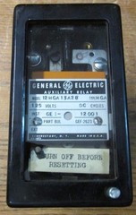General Electric 12HGA13A28 Auxiliary Relay 125 Volts DC Type HGA