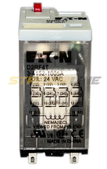 Eaton D2RF4T Ice Cube Relay, 6 Amp, 24 Vac Coil, 14-Blade Terminal, 4PDT