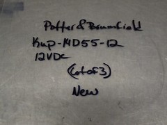 Potter & Brumfield KUP-14D55-12 Relays 12VDC 11 Blade New Old Stock (Lot of 3)
