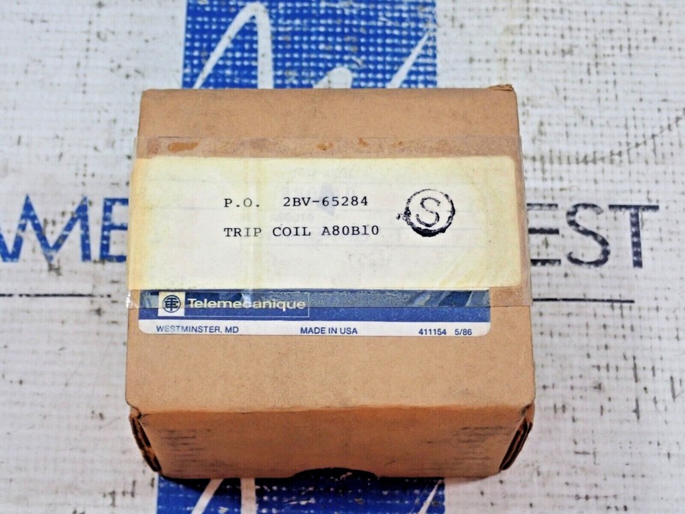 Telemecanique A80B10 Trip Coil for A80,A82 .97 Amp Max