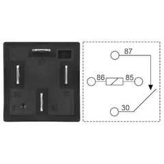 JD1912 12V 40A 4 Pin SPST Waterproof Automotive Relay, 2 Pack for Car Truck Boat