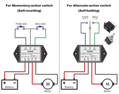 Forward and Reverse Relay Module for Motor/Linear Actuator, Reversing Relay Modu