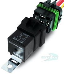 Delphi/Omron 50/30 Amps Relay & 10″ Wire Harness Weatherproof Connector