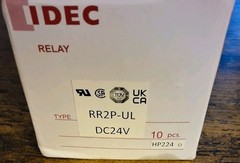 Lot Of 6 IDEC RR2P-UL RELAY DC24V 8 PIN