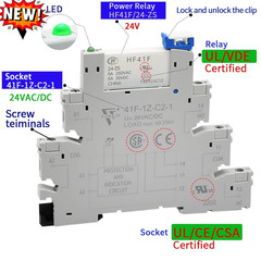 UL Listed 10 unidades de relés electromagnéticos miniatura con bobina de 24 V CC