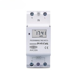 Din Rail 2wire Weekly 7Days Programmable Digital TIME SWITCH Relay Timer Control