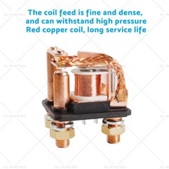 12V DC 250A Continuous Relay Heavy Duty 5 Pin Power Switch Suitable for Truck