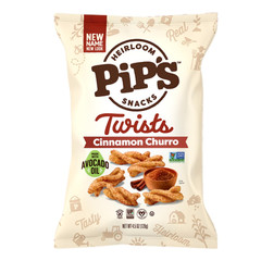 Pip’s Heirloom Cinnamon Churro Twists – 4.5 oz Bags (6 pk) – Better For You Swee