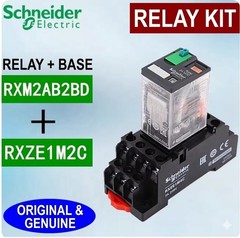 2X Schneider RXM4AB2BD Miniature Relay 4C/O 24VDC 6A Zelio Control Power LED RH