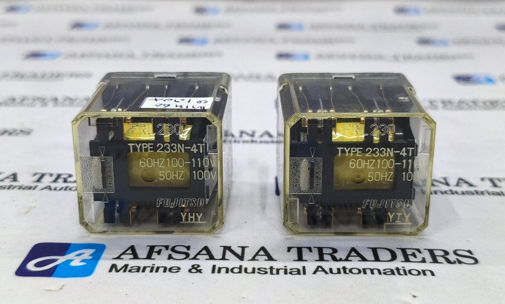 LOT OF 2X FUJITSU 233N-4T RELAY FRL230 60HZ100-110V 50HZ 100V FAST SHIPPING