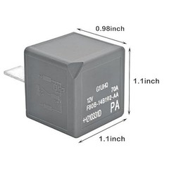 2Pcs 12VDC 70A 4-Pin Automotive Power Relay – High-Current Number of Items: 2