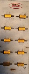 10 EA OHMITE Resistor PN RER40F10R0R, 10 Ohms, +/-1% Tolerance, 5W, NOS.
