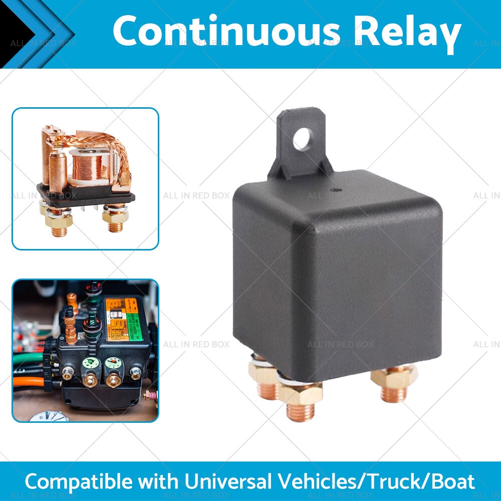 12V DC 250A Continuous Relay Heavy Duty 5 Pin Power Switch Suitable for Truck