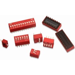 40PCS Double Row Dip Switch Assorted Kit 1 2 3 4 6 8 10 12 Position 2.54mm PC