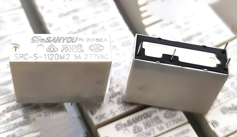 1Piece SRC-S-112DM2 Power Relay 12VDC 5A 4Pins