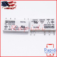 25PCS 24VDC 6A 250VAC 5-Pin For No.2961105 Phoenix Contact Power Relay