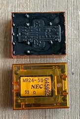 NEC MR24-5S MINIATURE RELAY 15 PIN 53 OHMS NEW NO PKG LOT OF 2