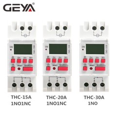 Programmable Digital LCD Timer Weekly Time Electronic Switch 15A AC/DC 12-240V