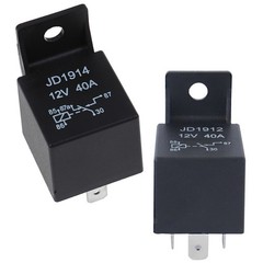 4 5 Pin 4P 5P 40A Waterproof Car Relay Relays DC 12V/24V Relay For Head Li JL