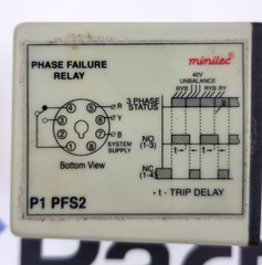 Minilec P1 PFS2 Phase Failure Relay 415 VAC