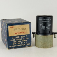 (1) NOS Allied Control Relay MHY-12D with Original Box 26.5 Volts 200 Ohms (a)