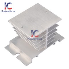 1-10Pcs SSR-25DA SSR-60DA 250V Solid State Relay Alloy Heat Sink 25/40/60/100A