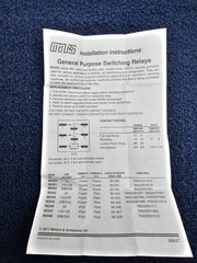 (QTY 2) Mars 90340: Switching Relay Replaces WR/RBM 90-340, HoneyWell R822D1014