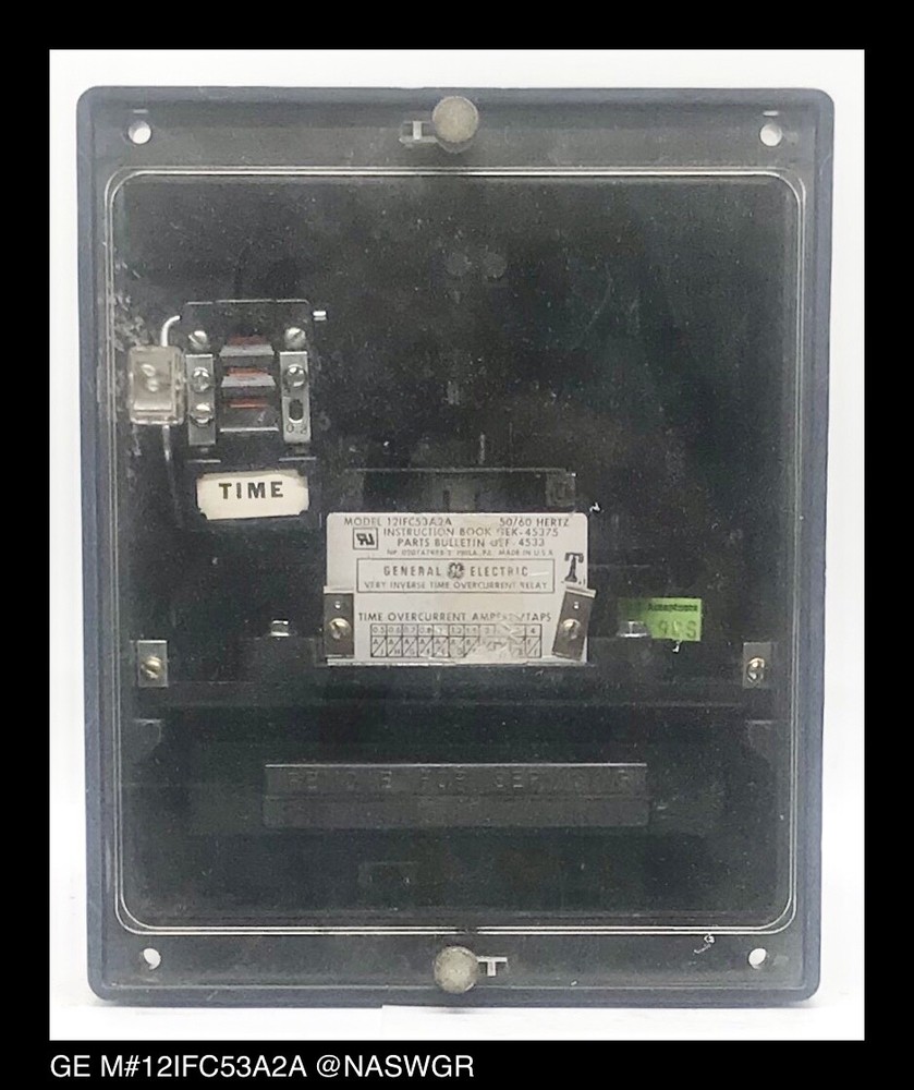GE 12IFC53A2A Overcurrent Relay – 0.5/4 Amp – Tested/1Yr Warranty