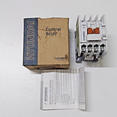 HYUNDAI P/N HMX 31, CONTROL RELAY, GENERAL PURPOSE, DIN RAIL, SURPLUS NEW