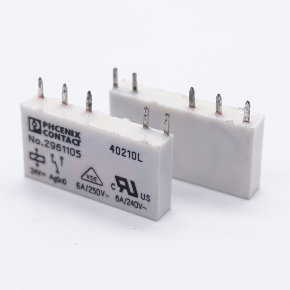 50Pcs NO.2961105 For Phoenix Contact Power Relay 6A 250VAC 24VDC 5 Pins
