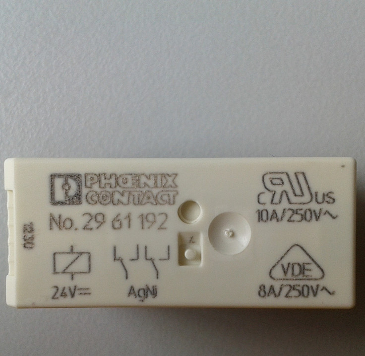 No.2961192 General Purpose Relay 8A 24VDC 8 Pins x 1PC NEW